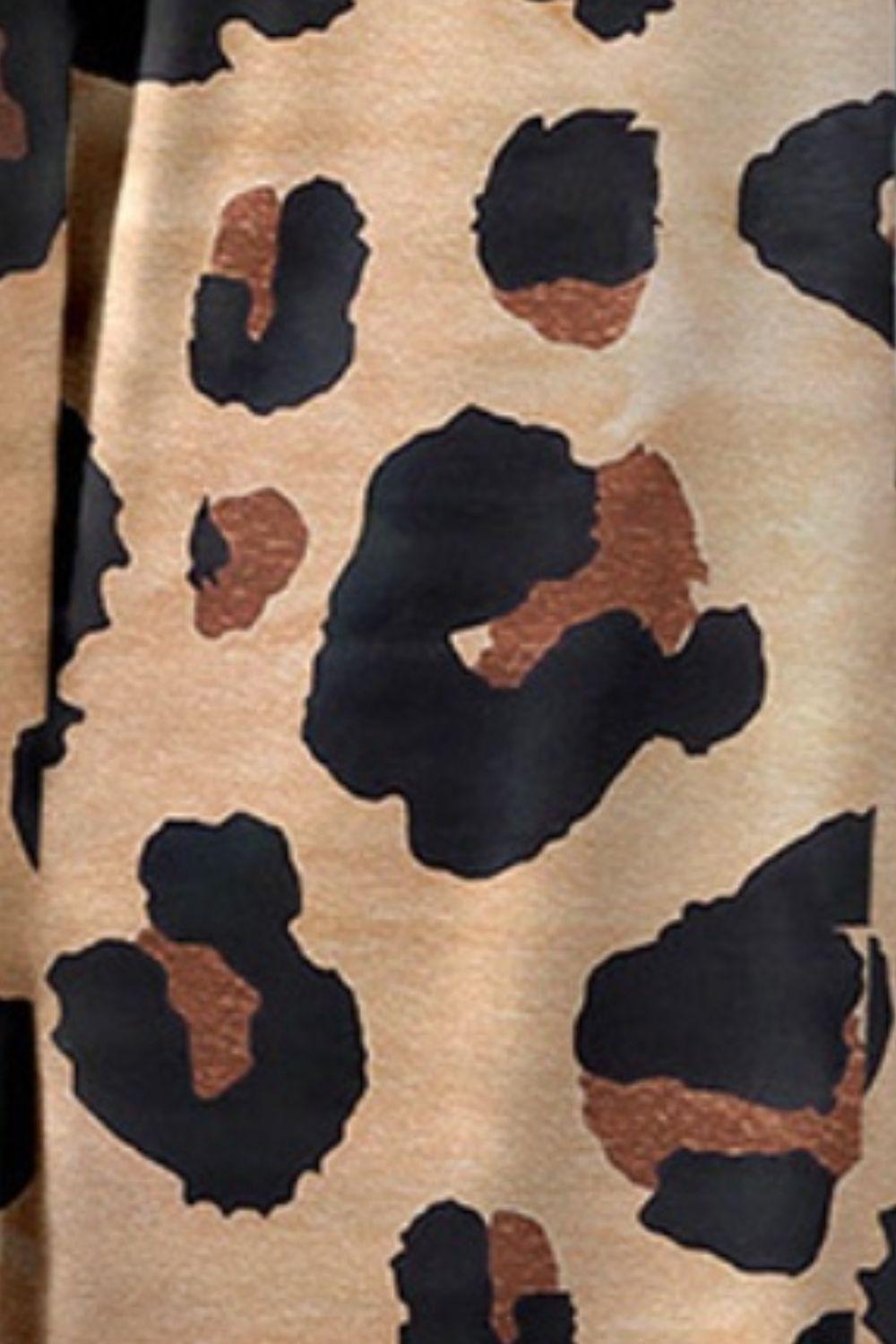 Leopard Wide Leg Pants Carauana Store