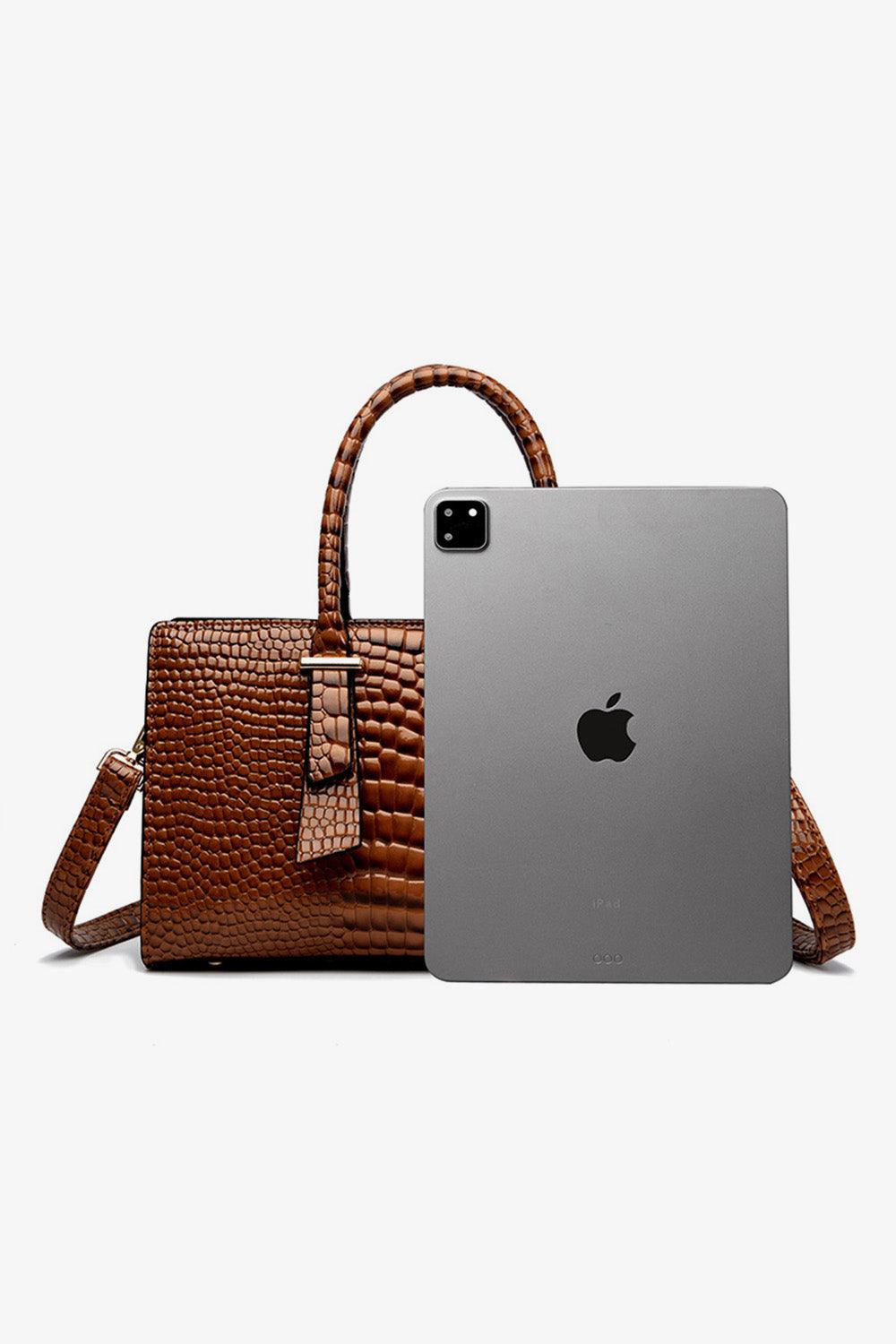 Textured PU Leather Handbag Carauana Store
