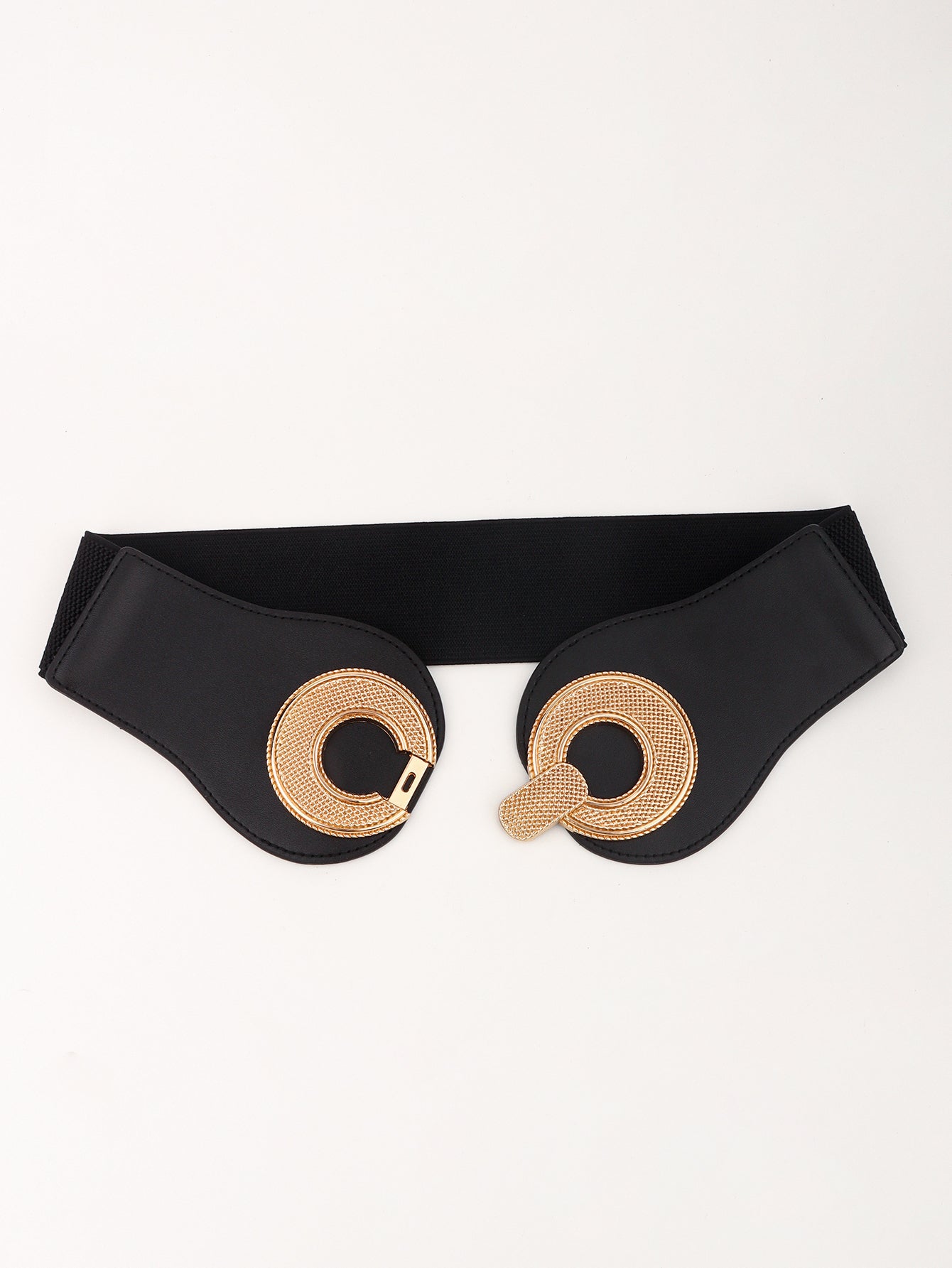 Alloy Buckle Elastic PU Belt Carauana Store