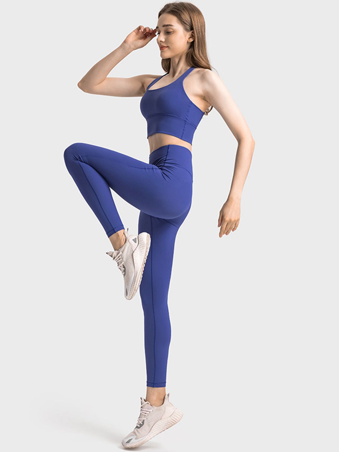 Millennia Scoop Neck Crisscross Straps Sports Bra Carauana Store