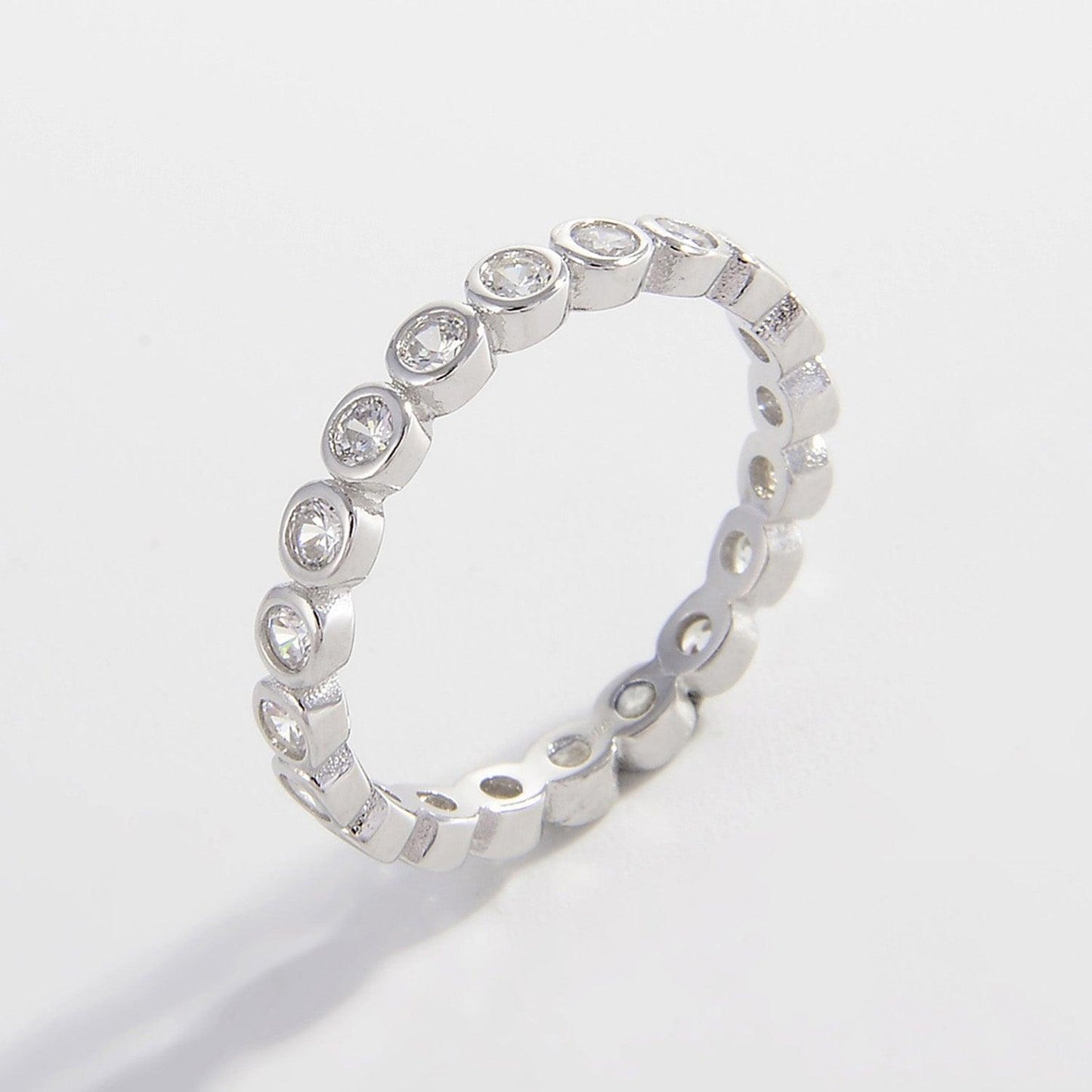 925 Sterling Silver Zircon Ring Carauana Store