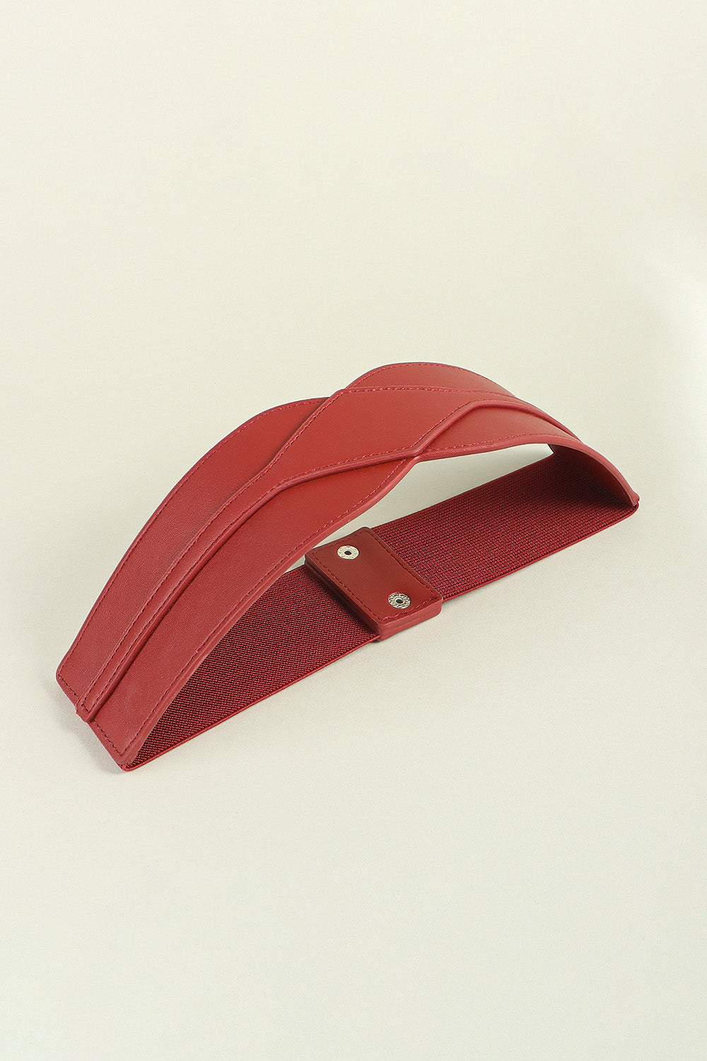 Elastic Wide PU Belt Carauana Store