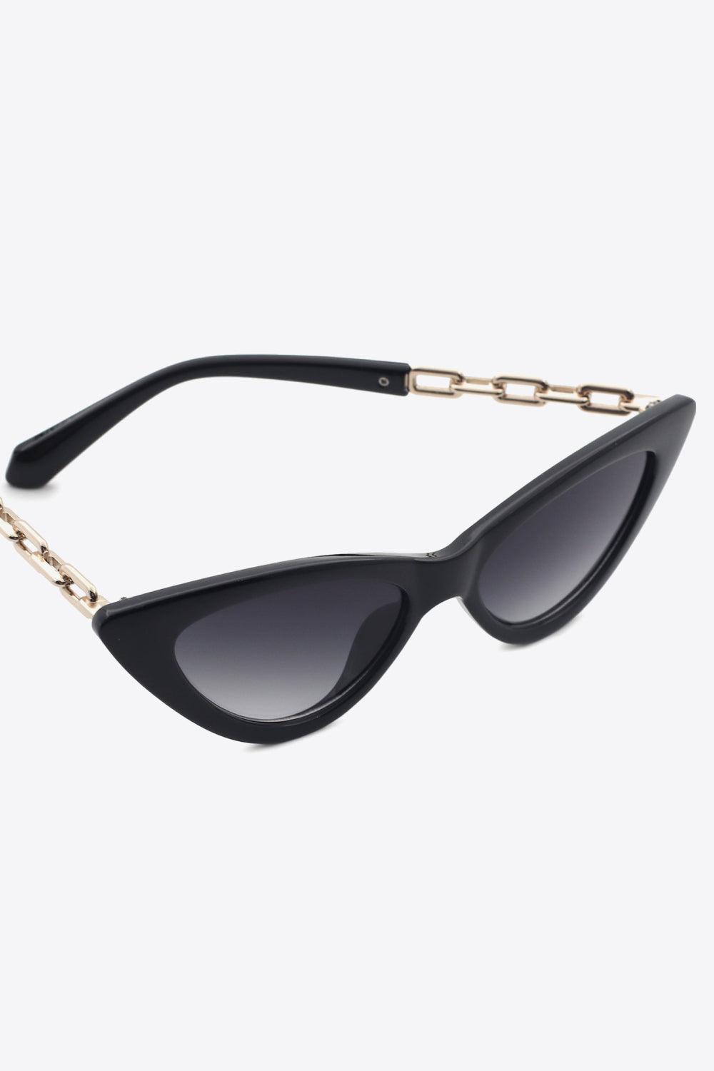 Chain Detail Cat-Eye Sunglasses Carauana Store