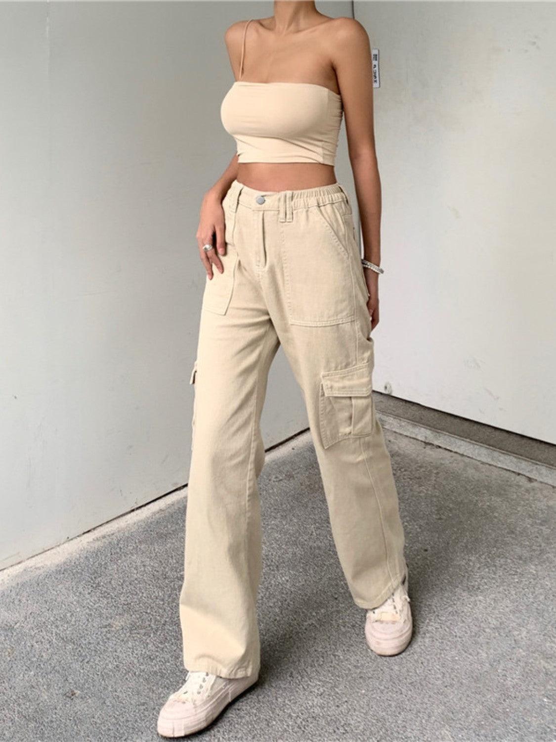 Straight Jeans with Pockets Carauana Store