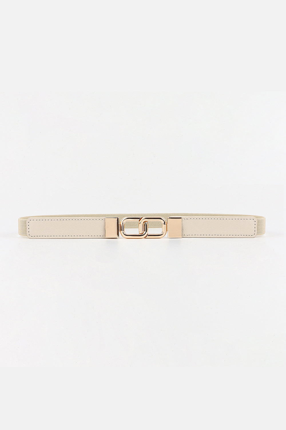 Geometric Double Buckle Elastic Belt Carauana Store