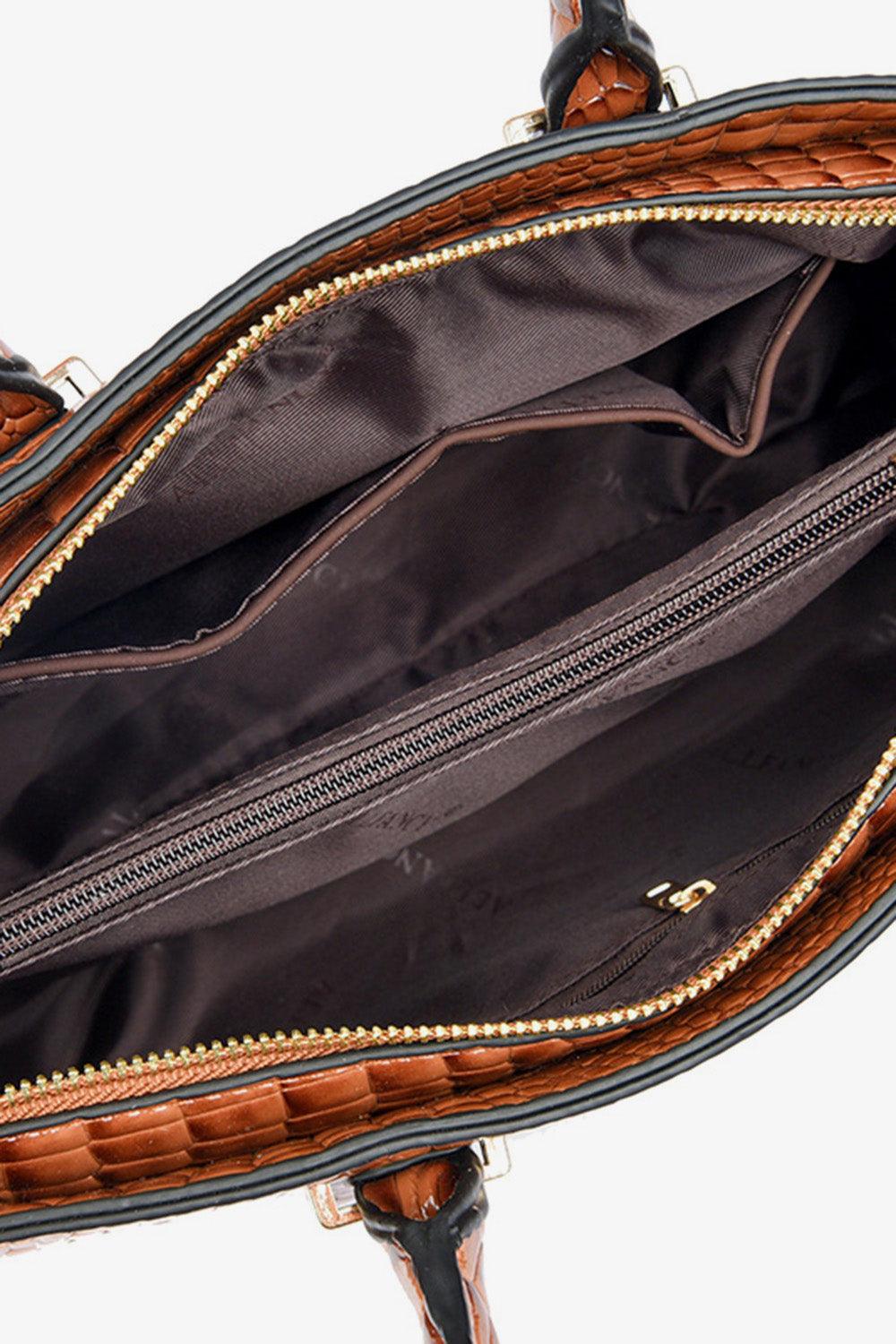 Textured PU Leather Handbag Carauana Store