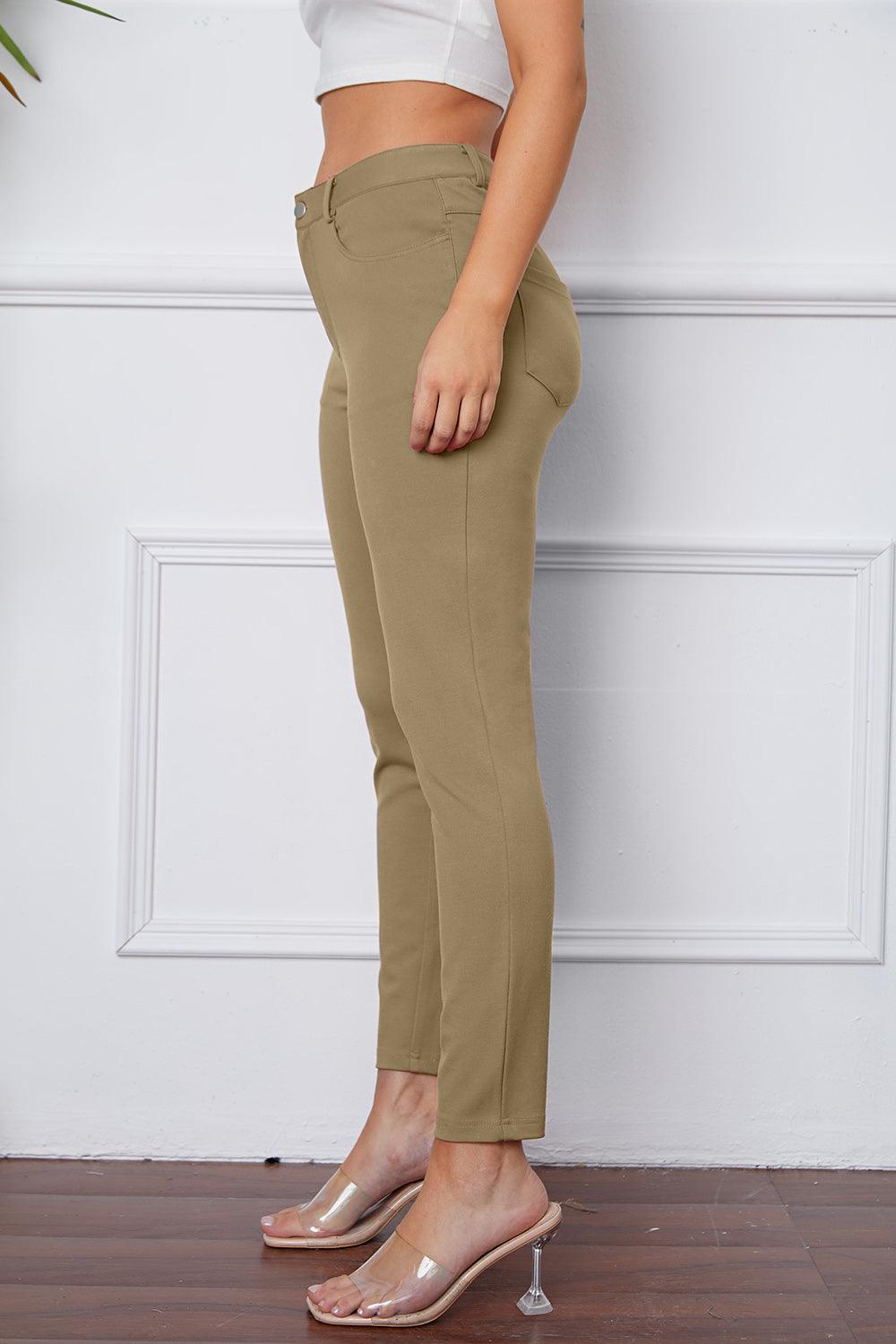 StretchyStitch Pants by Basic Bae Carauana Store