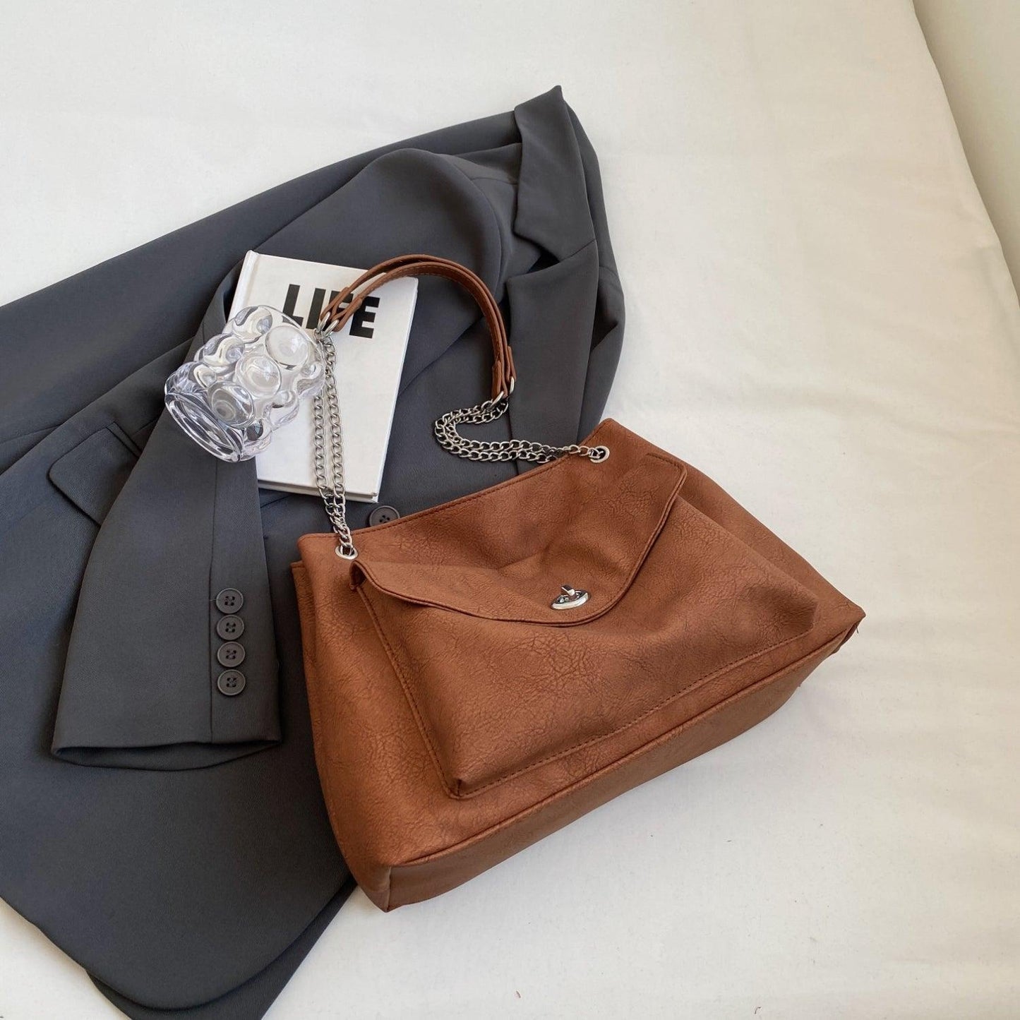 PU Leather Shoulder Bag Carauana Store