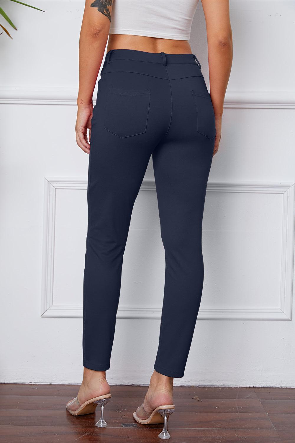 StretchyStitch Pants by Basic Bae Carauana Store