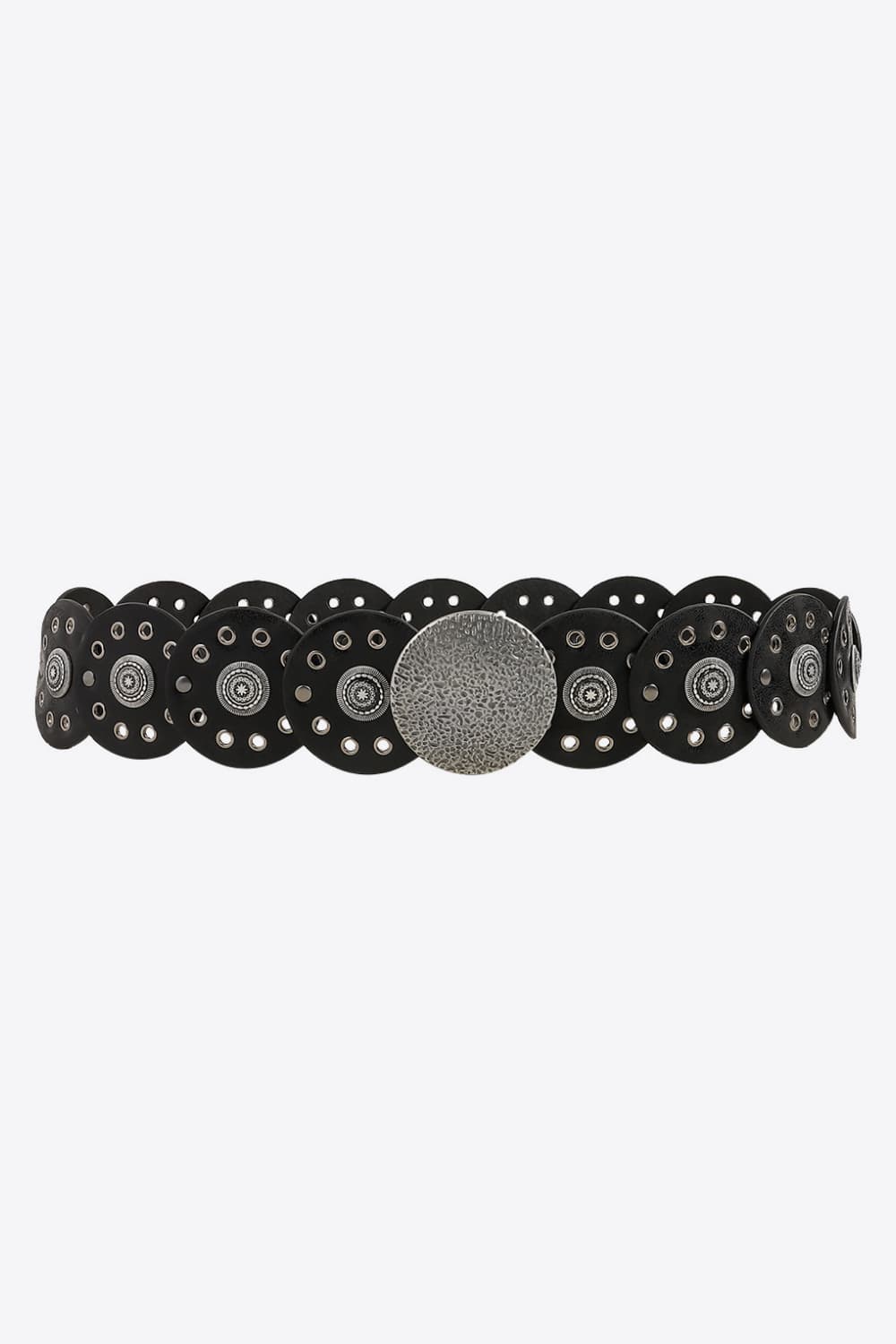 Round Shape PU Leather Belt Carauana Store