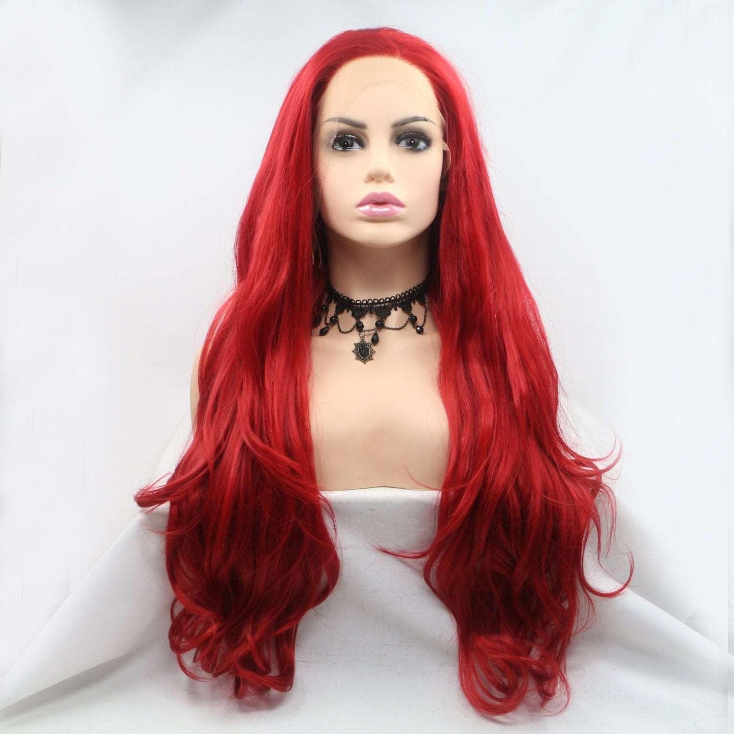 13*3" Lace Front Wigs Synthetic Long Wavy 24" 130% Density Carauana Store
