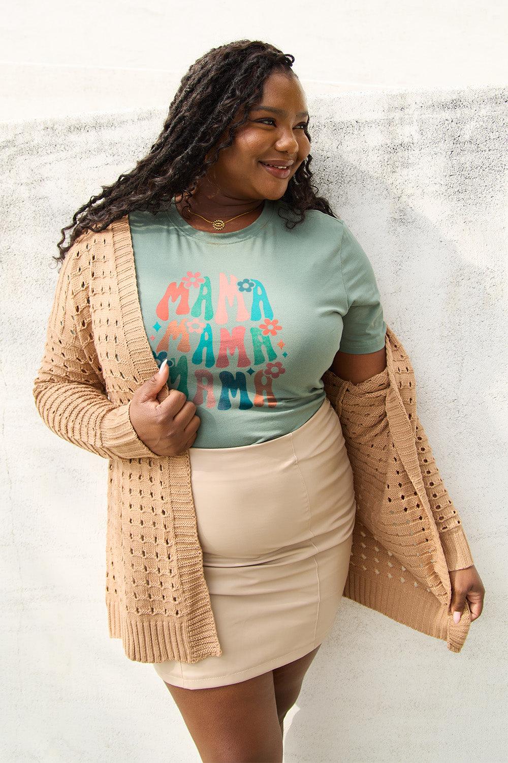 Simply Love Full Size MAMA Round Neck T-Shirt Carauana Store