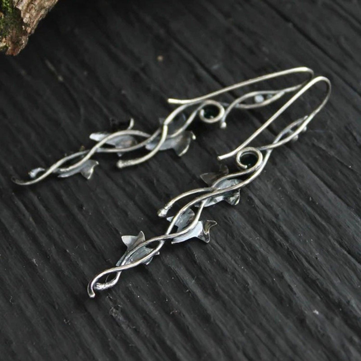 Ivy Leaf Alloy Dangle Earrings Carauana Store