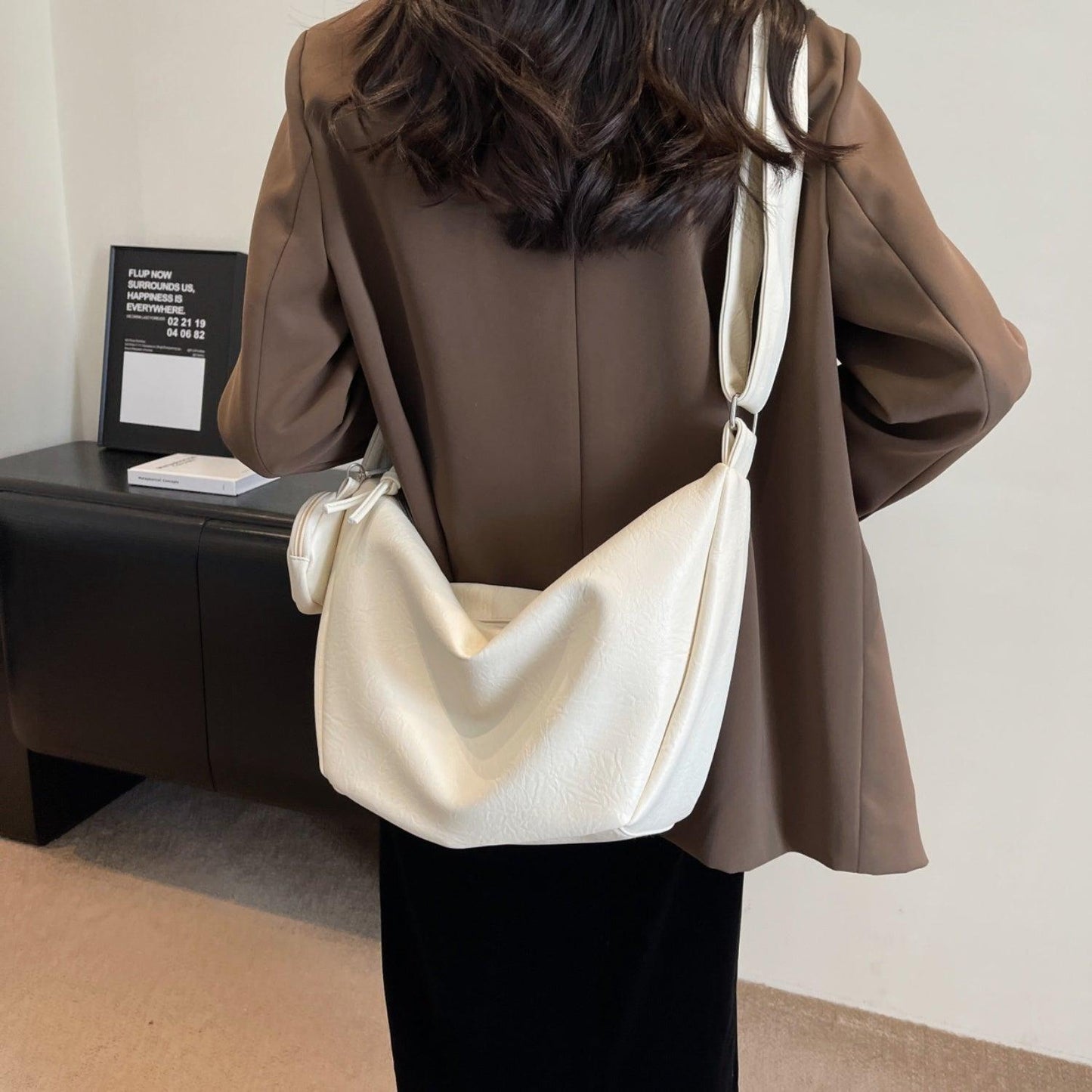 PU Leather Crossbody Bag with Small Purse Carauana Store