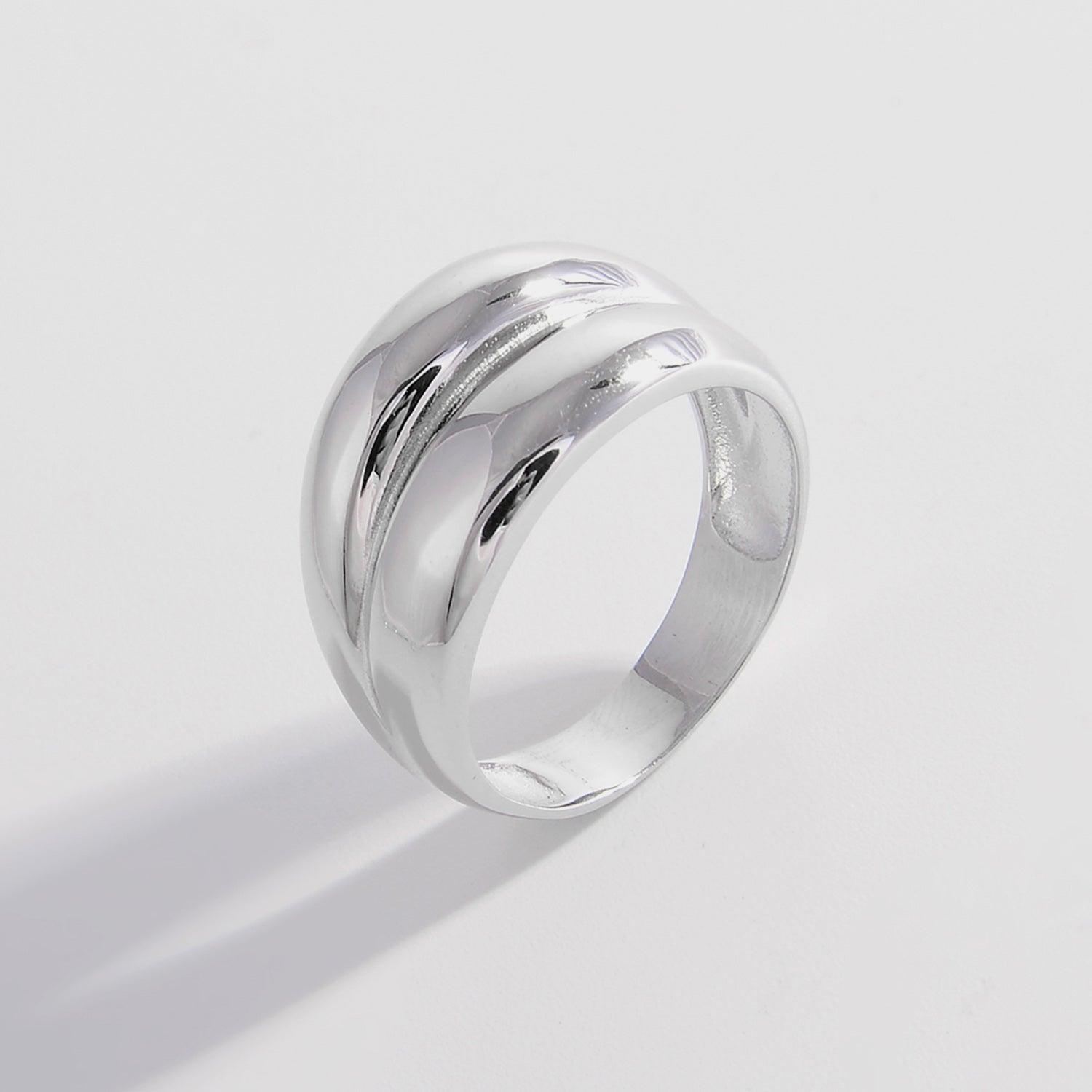 925 Sterling Silver Bulging Ring Carauana Store