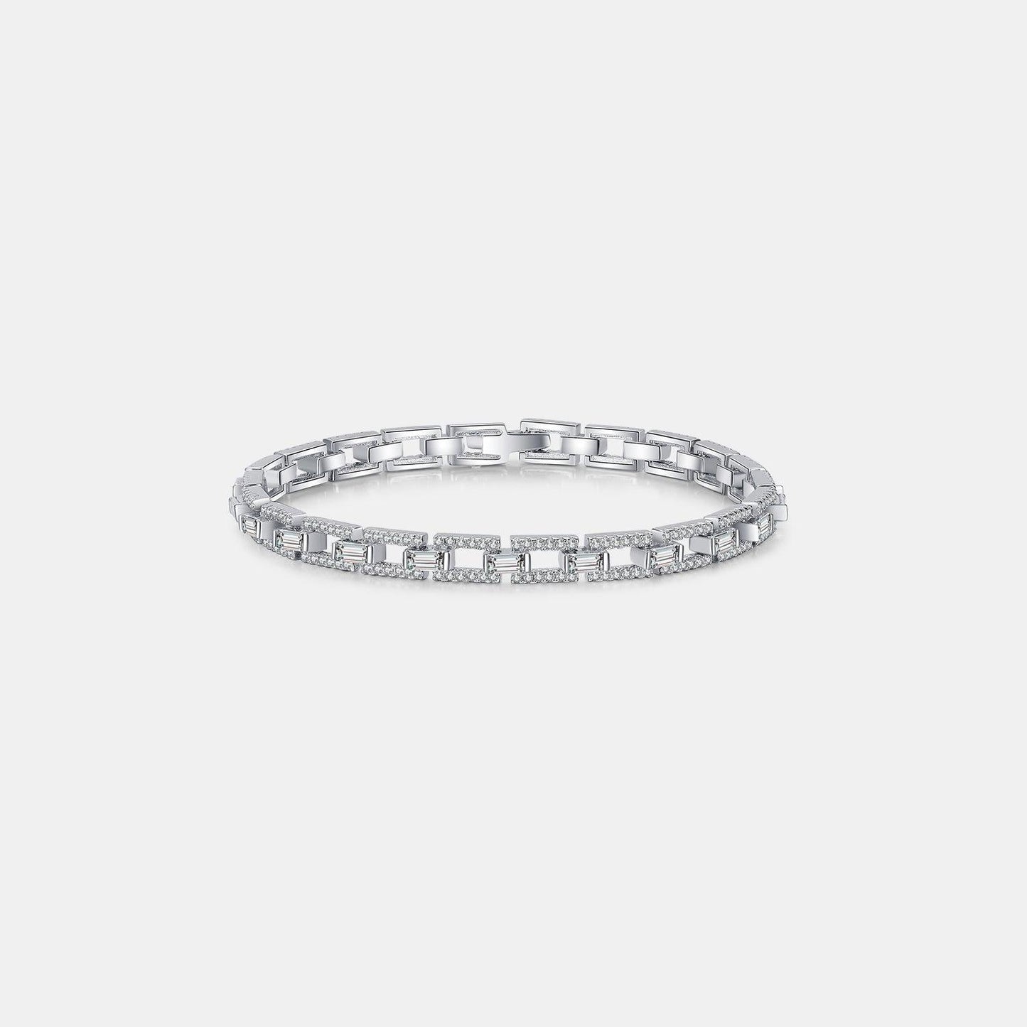3.2 Carat Moissanite 925 Sterling Silver Bracelet Carauana Store