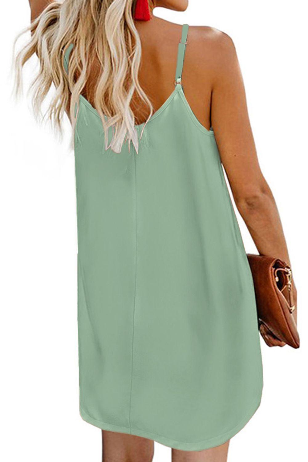 V-Neck Mini Cami Dress Carauana Store