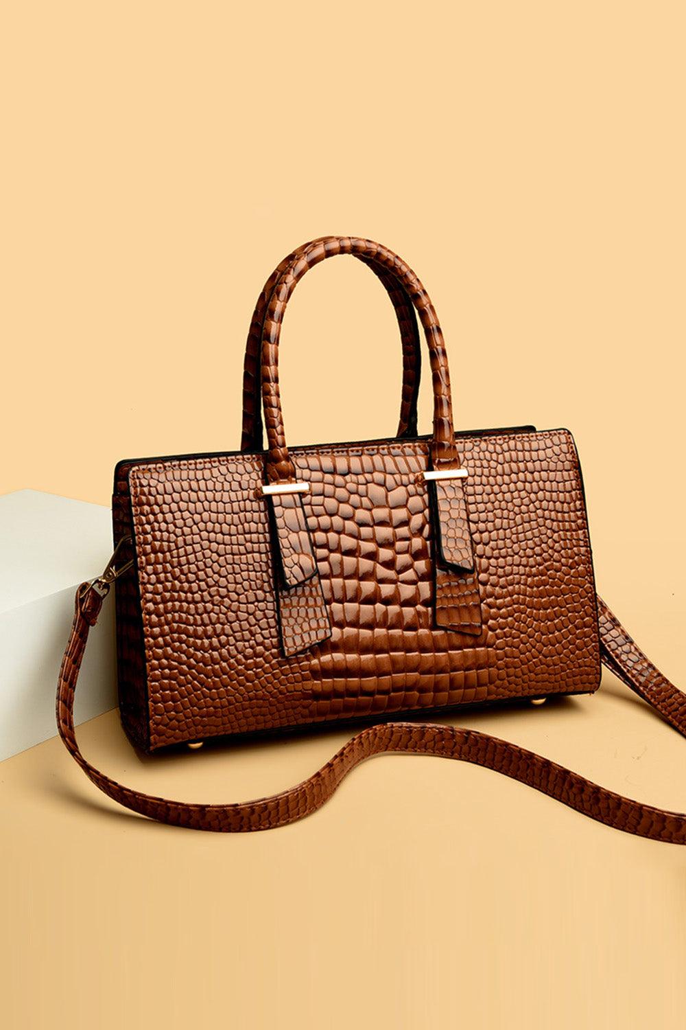 Textured PU Leather Handbag Carauana Store