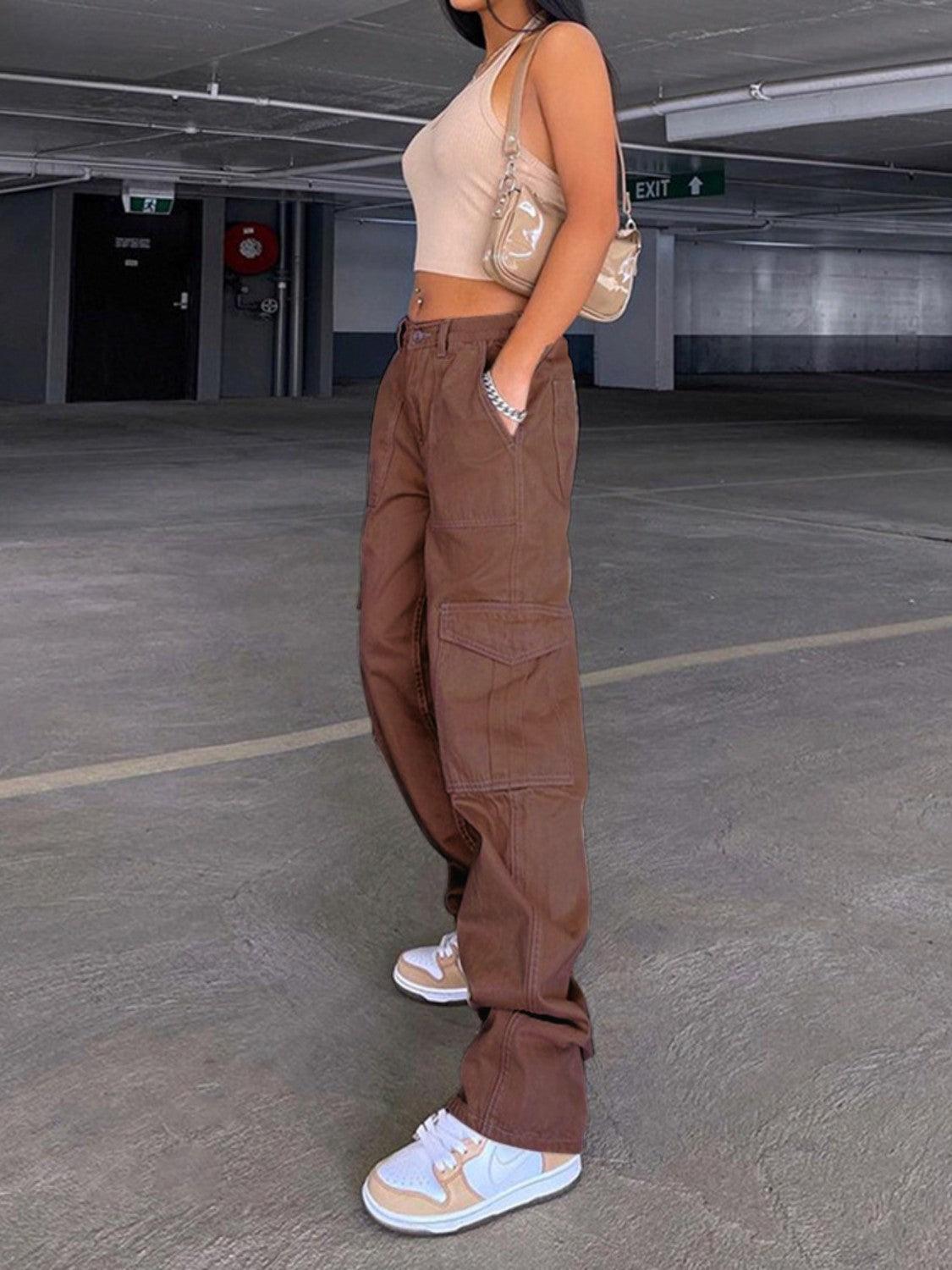 Straight Jeans with Pockets Carauana Store