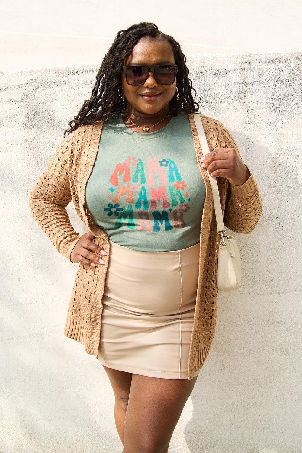 Simply Love Full Size MAMA Round Neck T-Shirt Carauana Store