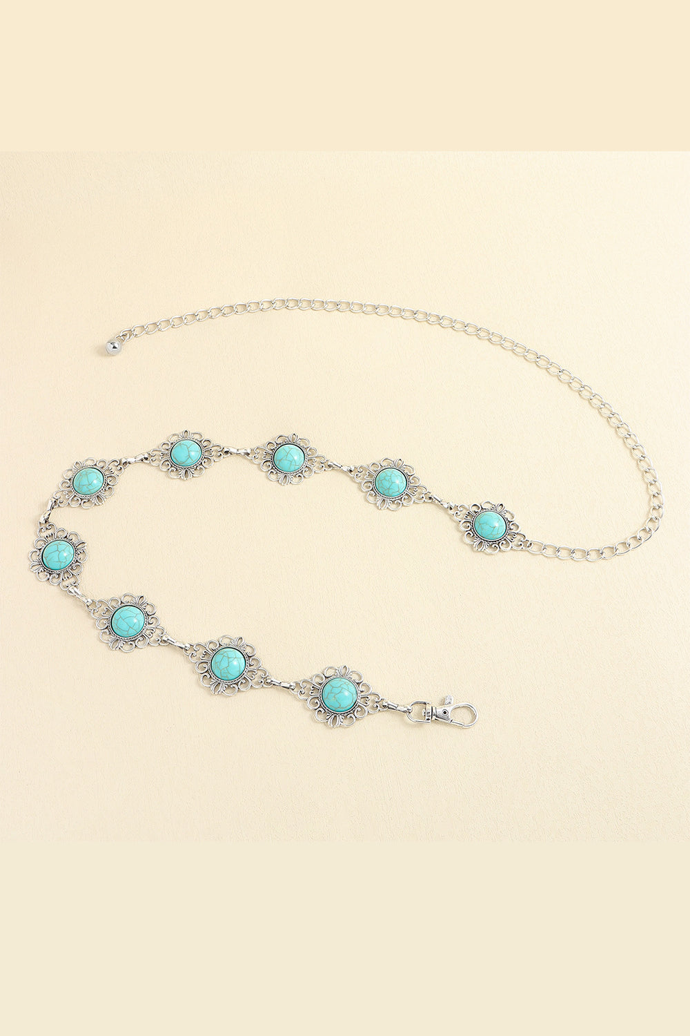 Vintage Turquoise Alloy Belt Carauana Store