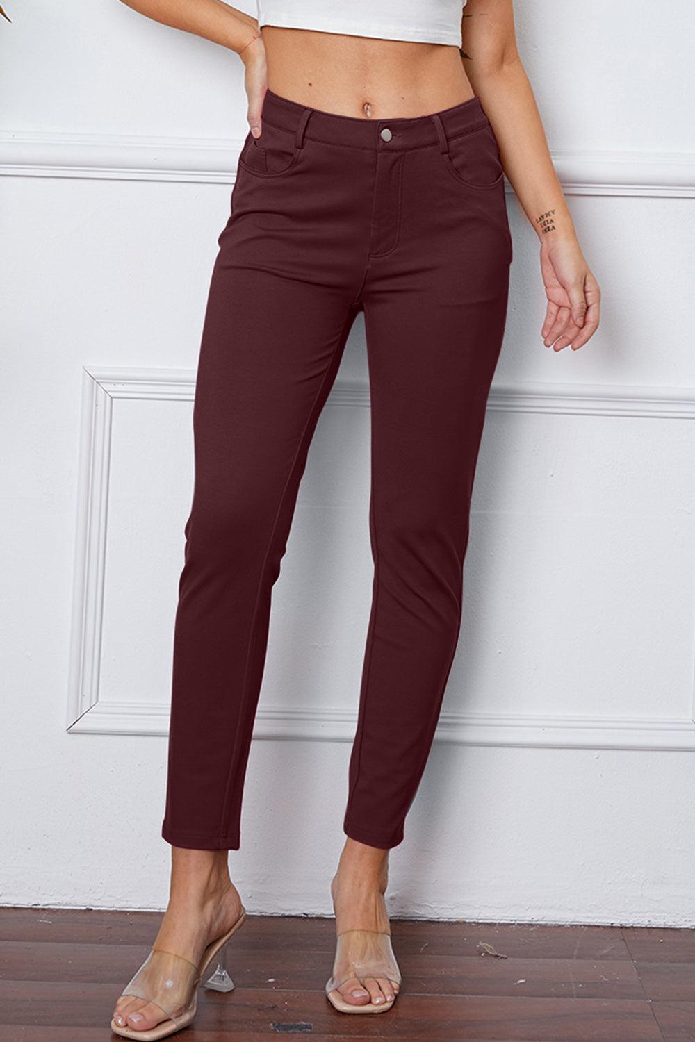 StretchyStitch Pants by Basic Bae Carauana Store