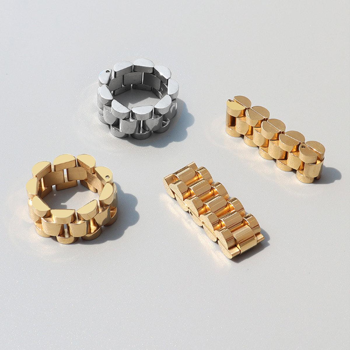 Plated Titanium Steel Ring Carauana Store