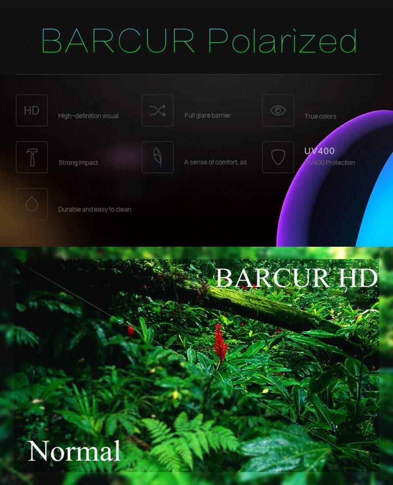 BARCUR Polarized Sunglasses Women Carauana Store