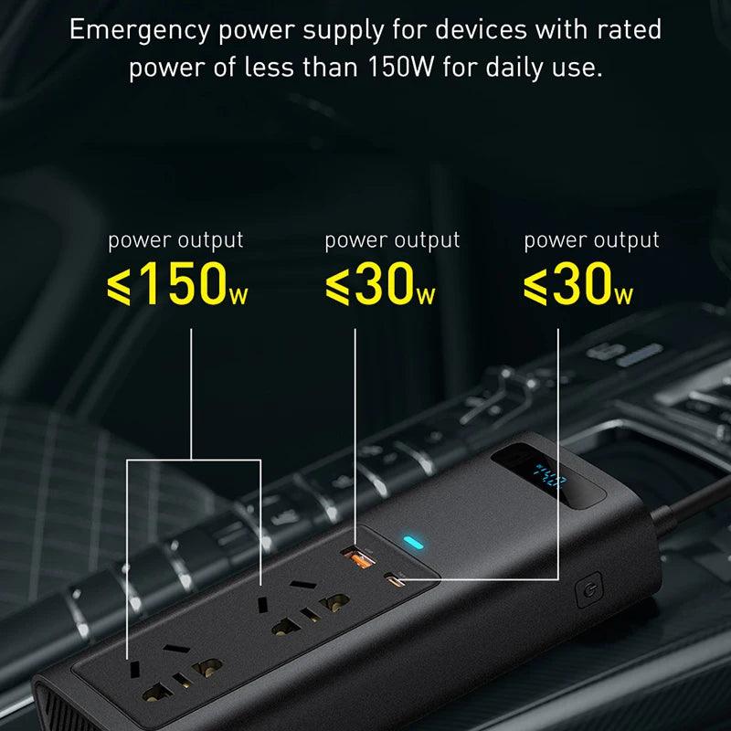 BASEUS Car Inverter Converter | Portable Power Inverter Carauana Store