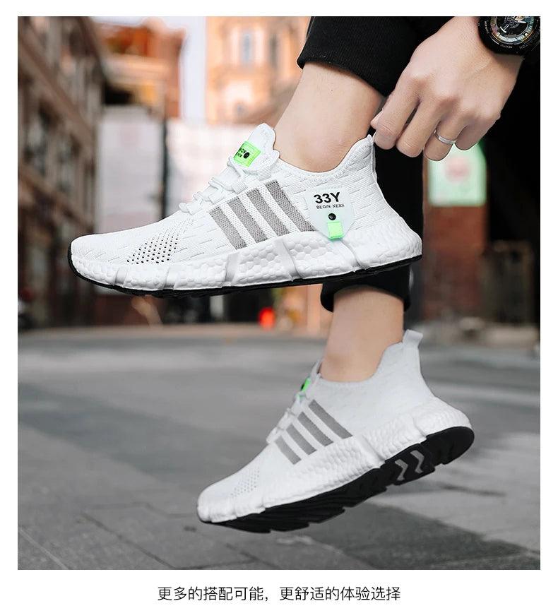 CARAUANA Zapatos Unisex Athletic Walking Shoes - Breathable Lace-Up Mesh, Various Colors & Plus Sizes Carauana Store