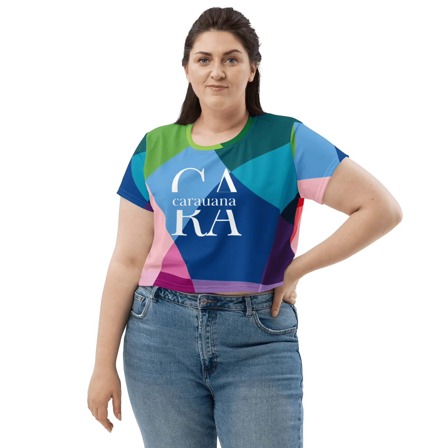 Carauana Vivace Crop Tee Colorful