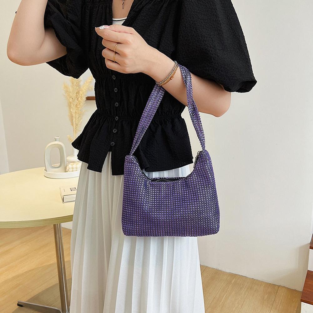 Elegant Rhinestone Clutch Purses Women Evening Wedding Party Carauana Store