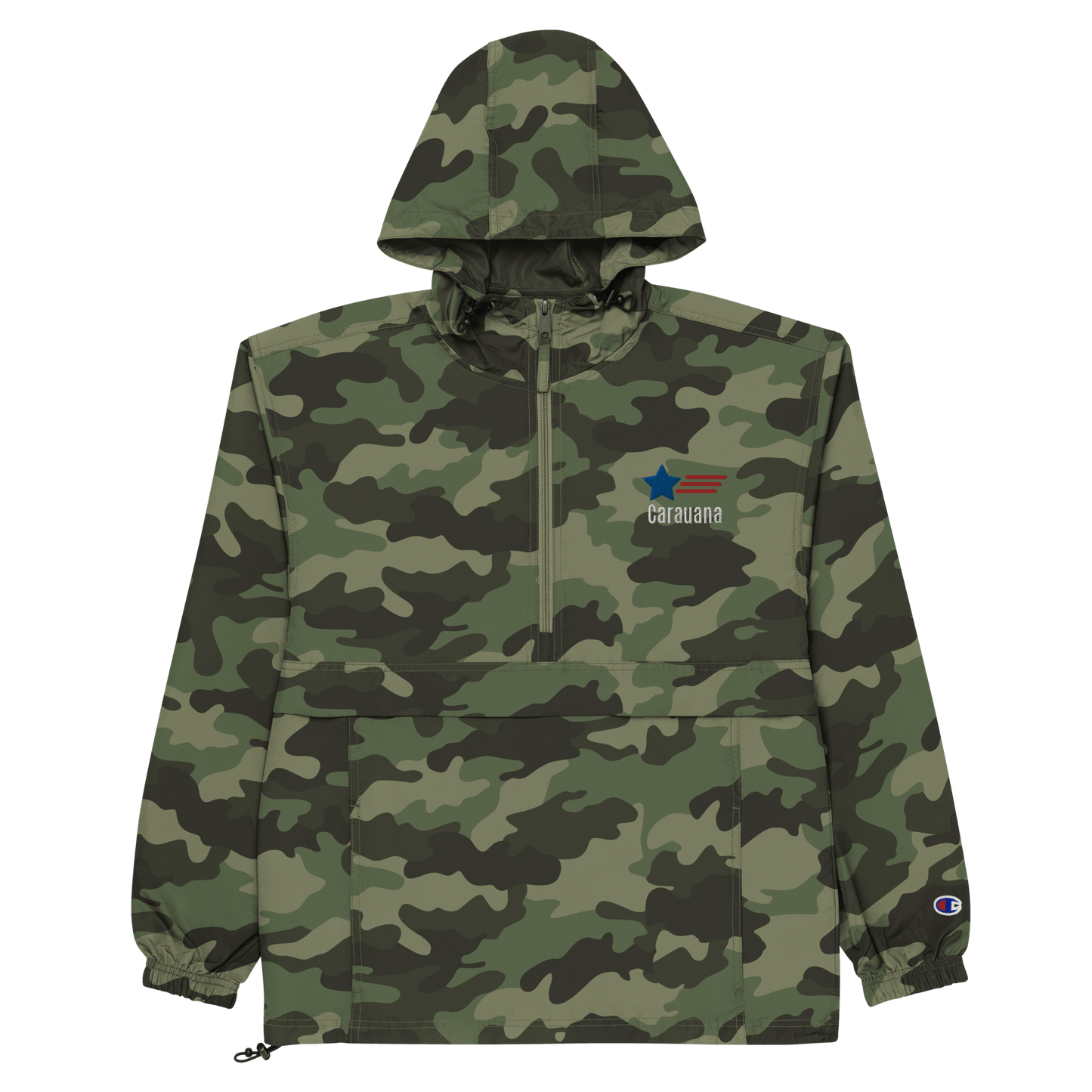 Embroidered Champion Packable Jacket Carauana Store