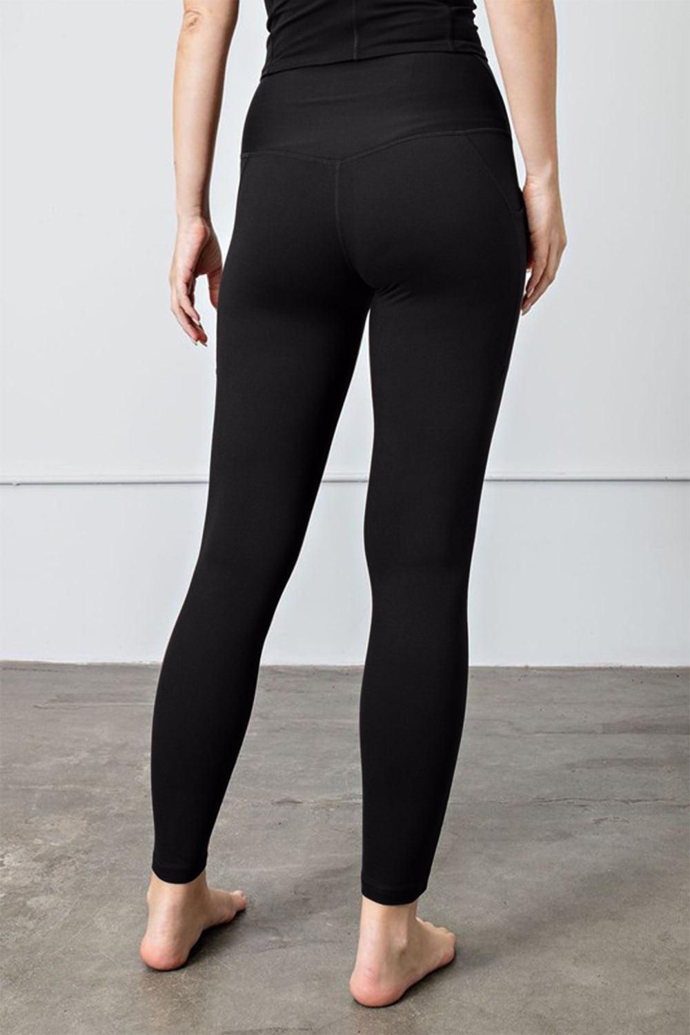 Faith Apparel High Waist Wide Waistband Leggings Carauana Store