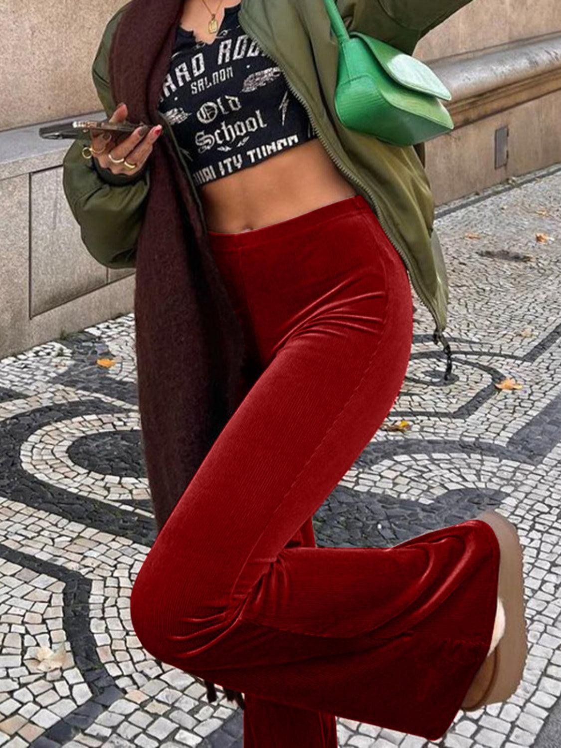 High Waist Flare Pants Carauana Store