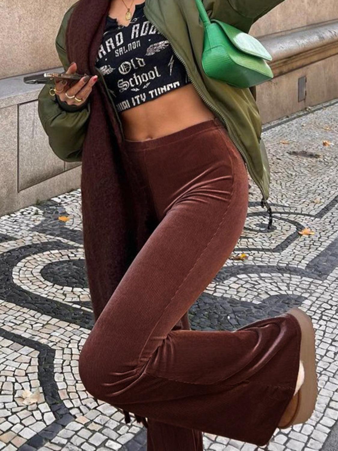 High Waist Flare Pants Carauana Store