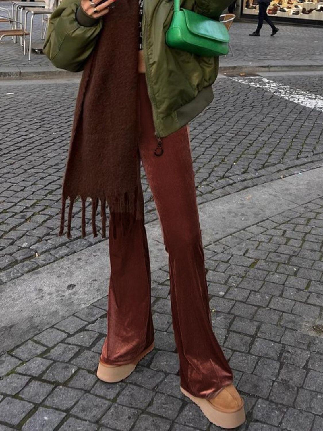 High Waist Flare Pants Carauana Store