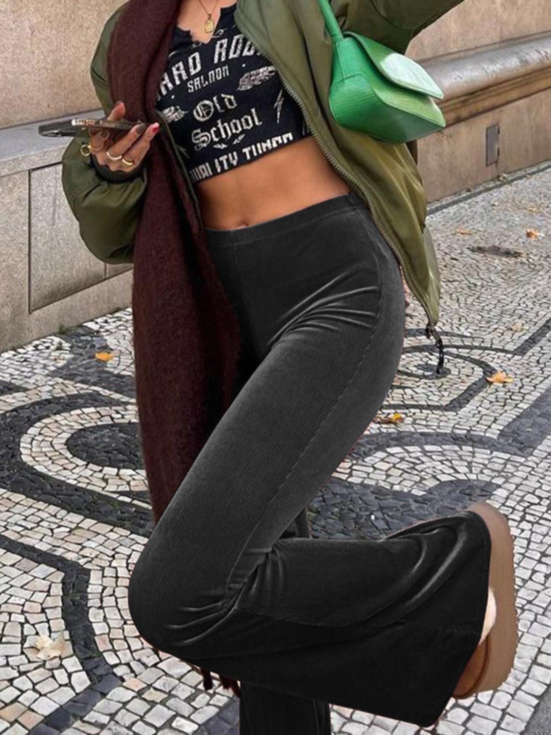 High Waist Flare Pants Carauana Store