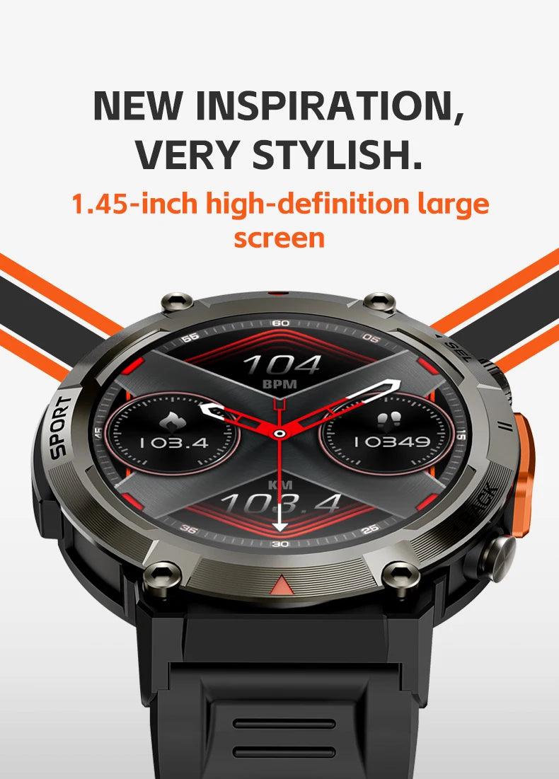 LEMFO Smartwatch With Flash Light 500Lumin S100 Men Women|Your Ultimate Fitness Companion Carauana Store