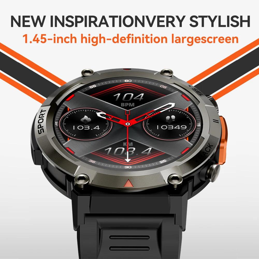 LEMFO Smartwatch With Flash Light 500Lumin S100 Men Women|Your Ultimate Fitness Companion Carauana Store