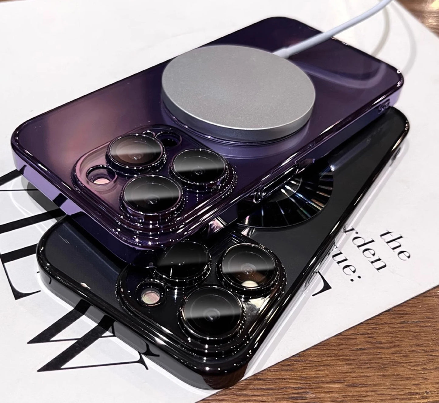Magnetic Phone Case For iPhone 15 Pro Max 14 Pro Max Plus Case Silicone Soft Cases For iPhone 13 12 14 15 Pro Mini Back Cover Carauana Store