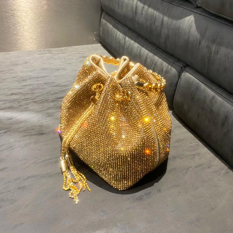 Luxury Designer Crystal Rhinestone Shoulder Bag - Evening Banquet Bag Carauana Store