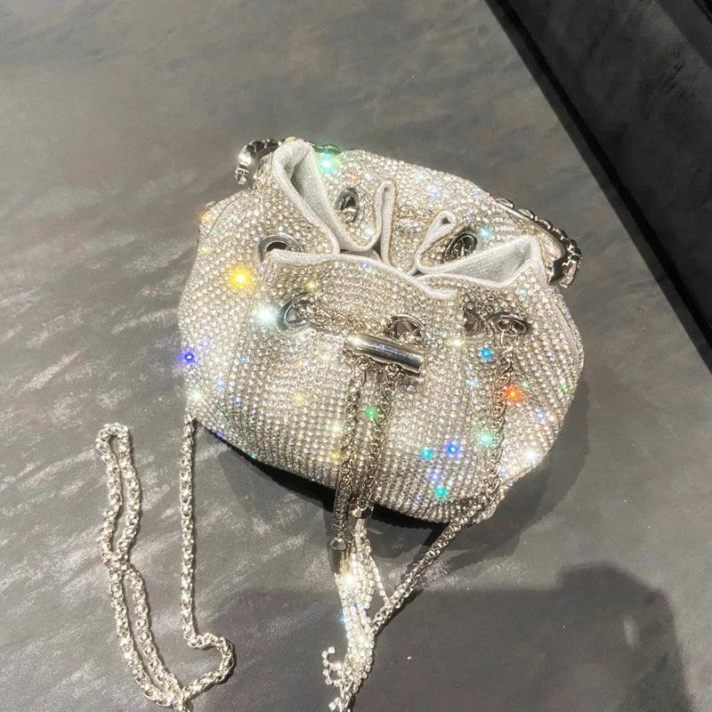 Luxury Designer Crystal Rhinestone Shoulder Bag - Evening Banquet Bag Carauana Store