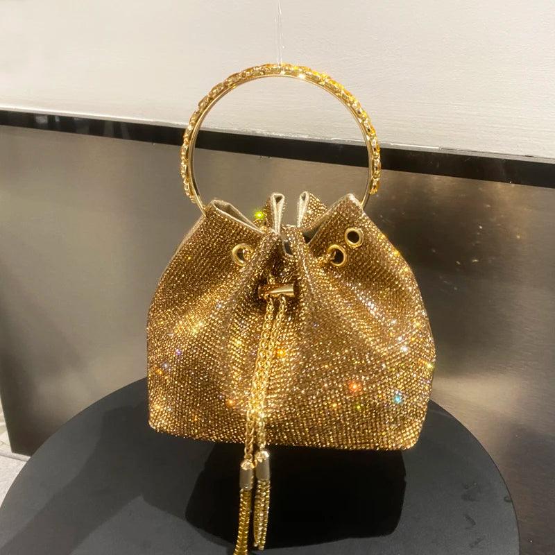 Luxury Designer Crystal Rhinestone Shoulder Bag - Evening Banquet Bag Carauana Store