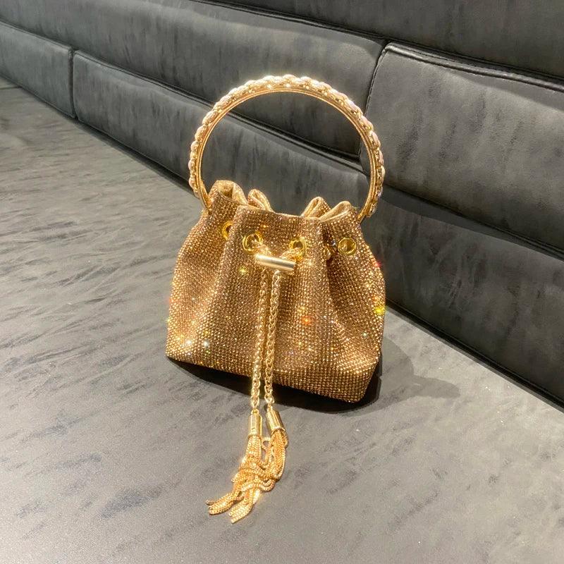 Luxury Designer Crystal Rhinestone Shoulder Bag - Evening Banquet Bag Carauana Store