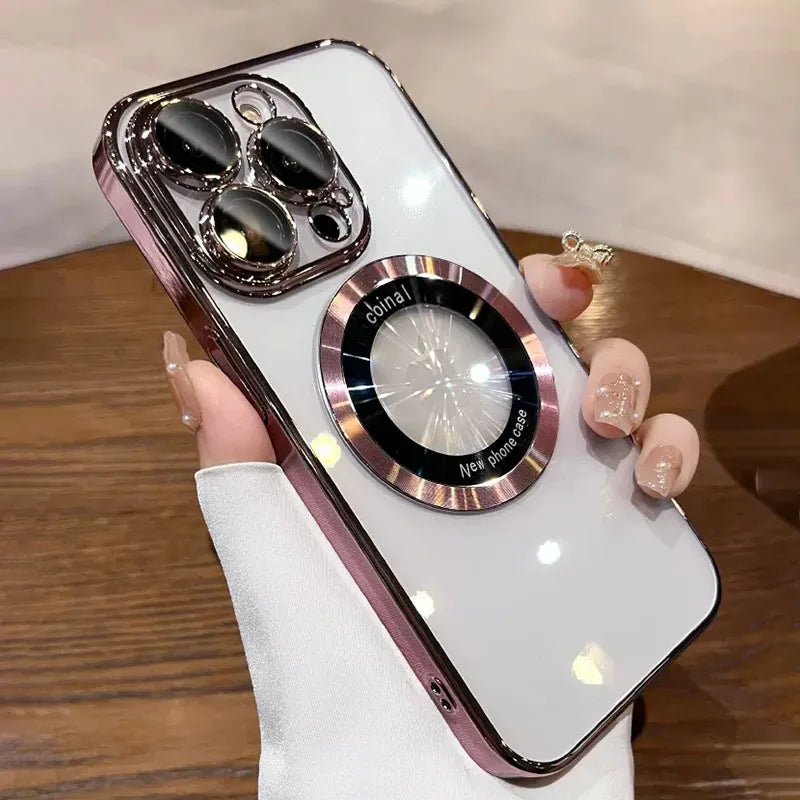 Magnetic Phone Case For iPhone 15 Pro Max 14 Pro Max Plus Case Silicone Soft Cases For iPhone 13 12 14 15 Pro Mini Back Cover Carauana Store