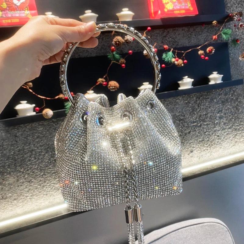 Luxury Designer Crystal Rhinestone Shoulder Bag - Evening Banquet Bag Carauana Store