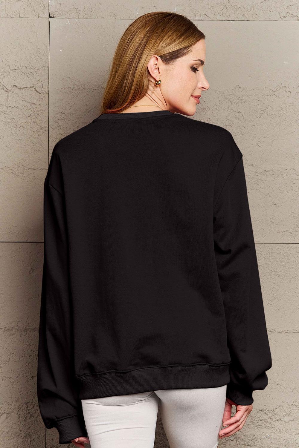 Simply Love Full Size CIAO!Round Neck Sweatshirt Carauana Store