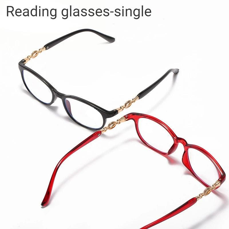 Trendy Multi-Focus Reading Glasses for Women | Anti-Blue Light & Bifocal | Stylish Eyewear Carauana Store