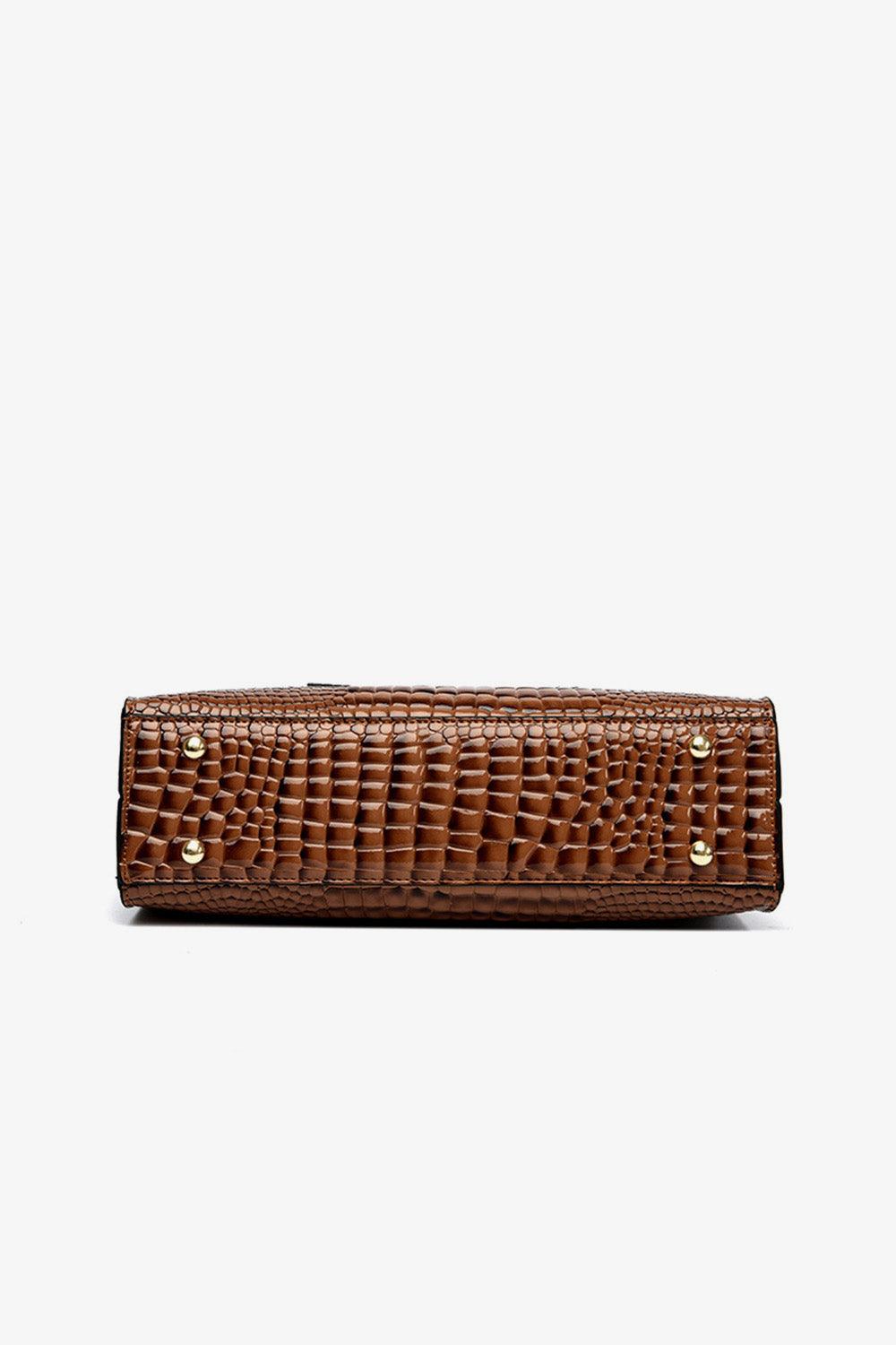Textured PU Leather Handbag Carauana Store